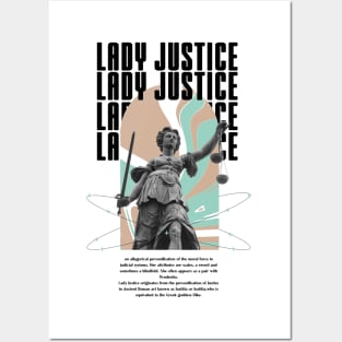 Lady Justice Posters and Art